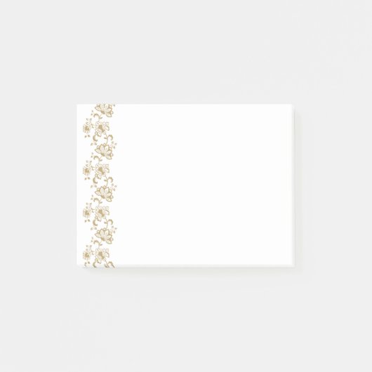 Post-it® Fleurs d'or (Devant)