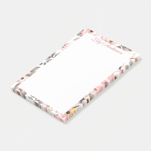 Post-it® Fleurs douces (Incliné)