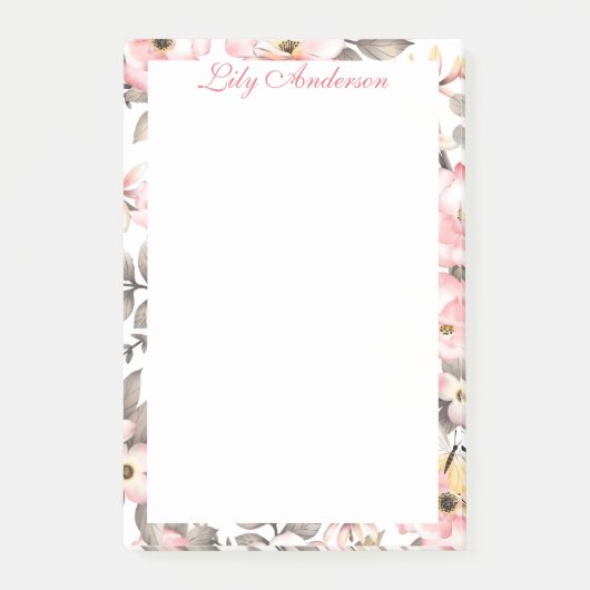 Post-it® Fleurs douces  (Devant)