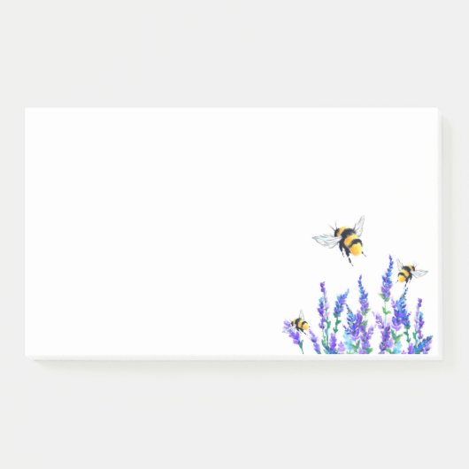 Post-it® Fleurs et abeilles Sticky Notes Spring Joy (Devant)
