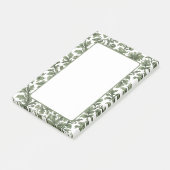 Post-it® fleurs et feuilles vertes (Incliné)