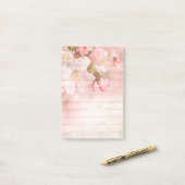Post-it® Fleurs et grains de bois (Sur un bureau)
