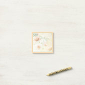 Post-it® Fleurs et libellule Amazing Grace (Sur un bureau)