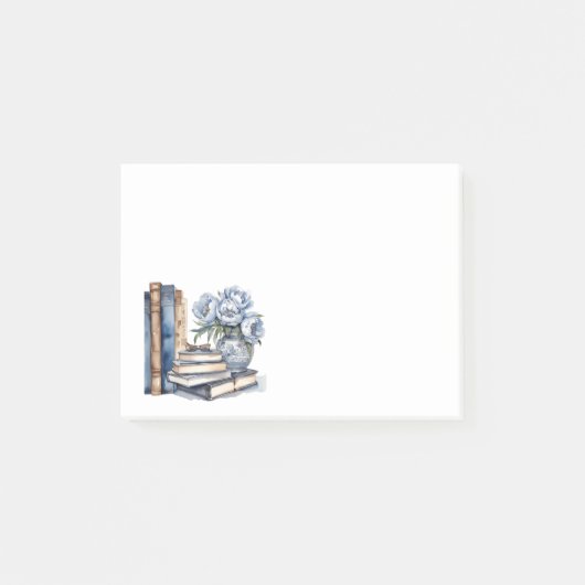 Post-it® Fleurs et livres (Devant)