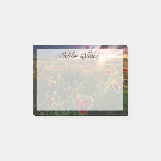 Post-it® Fleurs | Fleur sauvage indien Texas (Devant)