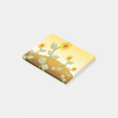 POST-IT® FLEURS JAUNES (Incliné)
