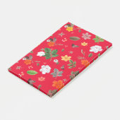 Post-it® Fleurs jaunes et roses blanches 13 (Incliné)