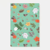 Post-it® Fleurs jaunes et roses blanches 14 (Devant)