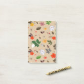 Post-it® Fleurs jaunes et roses blanches 17 (Sur un bureau)