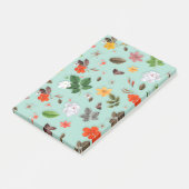 Post-it® Fleurs jaunes et roses blanches 22 (Incliné)