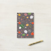 Post-it® Fleurs jaunes et roses blanches 26 (Sur un bureau)