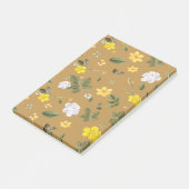 Post-it® Fleurs jaunes et roses blanches 4 (Incliné)