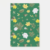 Post-it® Fleurs jaunes et roses blanches 6 (Devant)