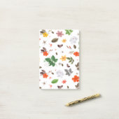 Post-it® Fleurs jaunes et roses blanches 7 (Sur un bureau)