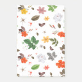 Post-it® Fleurs jaunes et roses blanches 7 (Devant)