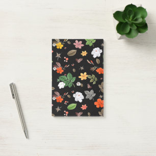 Post-it® Fleurs jaunes et roses blanches 8