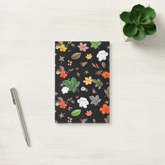 Post-it® Fleurs jaunes et roses blanches 8 (Bureau)