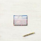 Post-it® Fleurs | Lupines Nouvelle-Zélande (Sur un bureau)