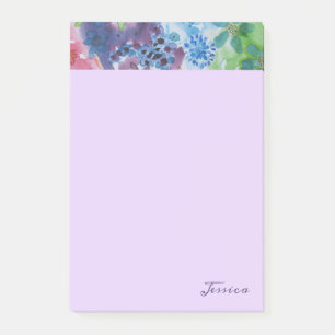 Post-it® Fleurs modernes assez vibrantes personnalisées