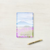 Post-it® Fleurs | Mont Fugi Japon (Sur un bureau)