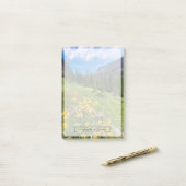 Post-it® Fleurs | Montana Flower Path (Sur un bureau)