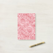 Post-it® Fleurs Motif 14 (Sur un bureau)