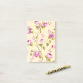 Post-it® Fleurs Motif 16 (Sur un bureau)