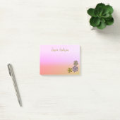 Post-it® Fleurs Motifs mignonnes rose Arrière - plan Floral (Bureau)