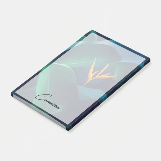 Post-it® Fleurs | Oiseau du paradis (Incliné)