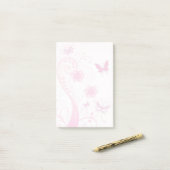 Post-it® Fleurs, papillons et torrents (Sur un bureau)