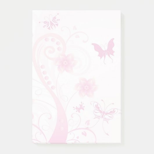 Post-it® Fleurs, papillons et torrents (Devant)