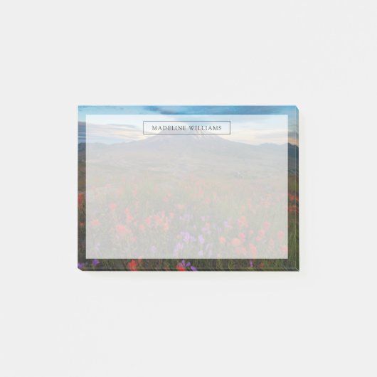 Post-it® Fleurs | Pinceau indien & Penstemon (Devant)