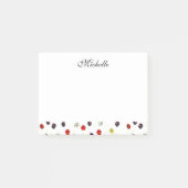 Post-it® Fleurs printanières décoratives personnalisées bla (Devant)