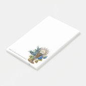 Post-it® Fleurs religieuses catholiques de centre serveur (Incliné)