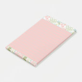 Post-it® Fleurs rose et sarcelle (Incliné)