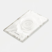 Post-it® Fleurs | Roses blanches (Incliné)
