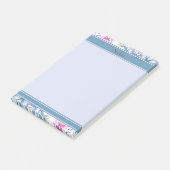 Post-it® Fleurs roses et violettes et succulentes (Incliné)