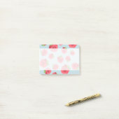 Post-it® Fleurs rouges, Roses rouges, Feuilles verts, Flora (Sur un bureau)