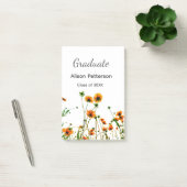 Post-it® Fleurs sauvages jaune orange graduatie rustique mo (Bureau)