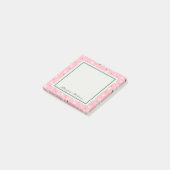Post-it® Fleurs sauvages modernes rose vif (Incliné)