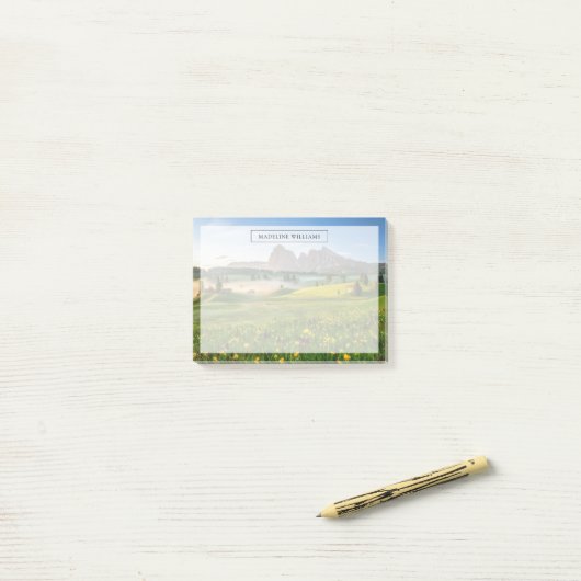 Post-it® Fleurs | Spring Alpe di Siusi Langkofel (Sur un bureau)