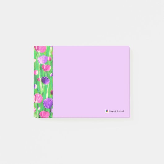 Post-it® Fleurs sur le défilé (Devant)