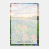Post-it® Fleurs | Texas Bluebonnets & Indian Paintbrush (Devant)