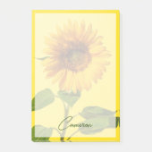 Post-it® Fleurs | Tournesol jaune (Devant)