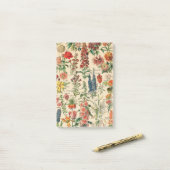 Post-it® Fleurs vintages (Sur un bureau)