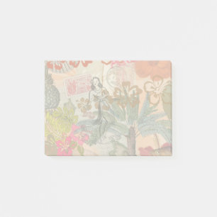 Post-it® Fleurs vintages Hula Colorful Hawaiian Tropical