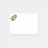 Post-it® Fleurs violettes (Devant)