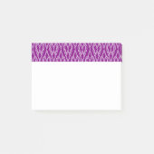 Post-it® Fleurs violettes Art Déco (Devant)
