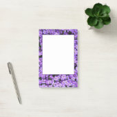Post-it® Fleurs violettes encadrées Post it Notes Fleurs vi (Bureau)