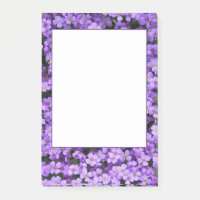 Fleurs violettes encadrées Post it Notes Fleurs vi